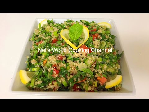 Quinoa Recipes | Best Quinoa Salad - Quinoa Tabouli Salad Recipe | Clean & Delicious