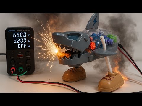 I APPLIED HIGH VOLTAGE to ELECTRIC Toys #49 Dangerous Experiment!
