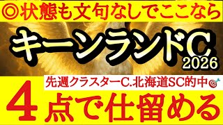 【キーンランドカップ2026】最終予想！！◎は実績上位で状態も万全なあの馬！