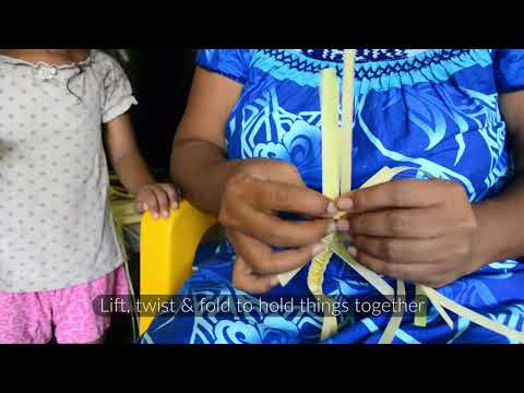 How To Weave A Dance Garland Called Tetai