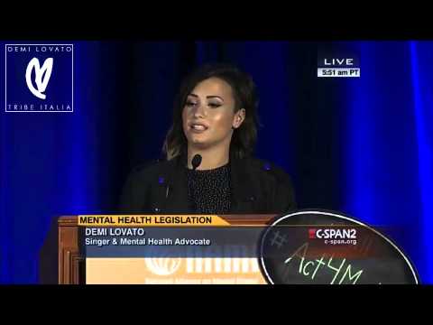 Demi Lovato's speech at the National Alliance of Mental Illness - Sept. 4th