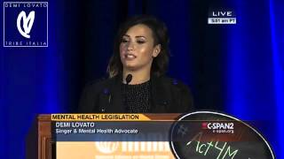 Demi Lovato's speech at the National Alliance of Mental Illness - Sept. 4th