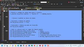 248   Criando o procedimento de finalizar o pedido de ajuste de estoque