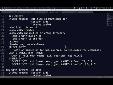 2 3 Sqlite3 Client Program