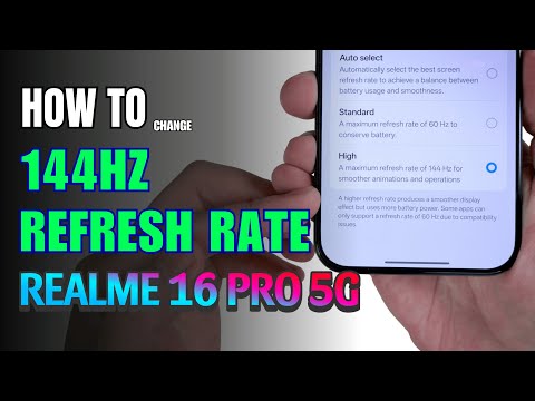 How to Enable 144Hz Refresh Rate On Realme 16 Pro 5G