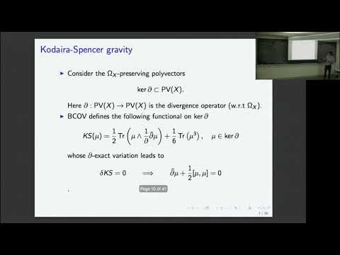 Calabi-Yau geometry, Kodaira-Spencer gravity and integrable hierarchy