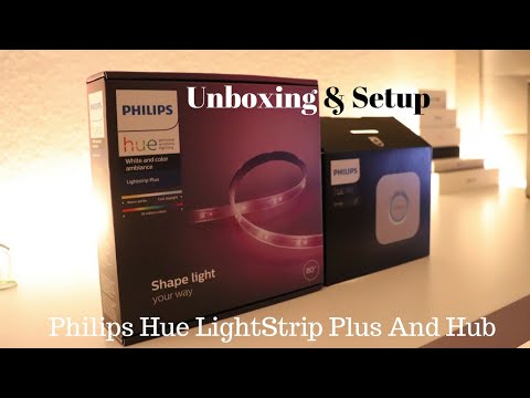Philips Hue LightStrip Plus Unboxing and Setup
