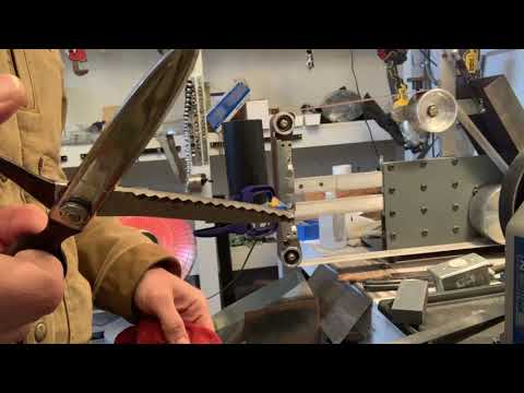 Pinking Shear Sharpening Before and After