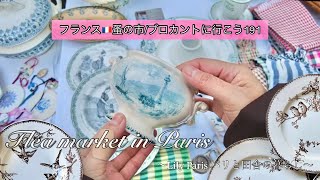 フランス🇫🇷蚤の市🌿鳥さん模様の小さなお皿🌿パリのヴァンヴとバスチーユの蚤の市🌿【フランス🇫🇷蚤の市/ブロカントに行こう192】