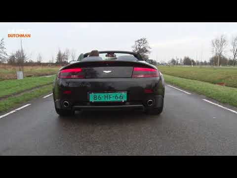 Aston Martin V8 Vantage Roadster sound - Driving-Dutchman