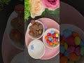 Filling Platter With Smarties Shorts Satisfying Asmr Chocolate Smarties