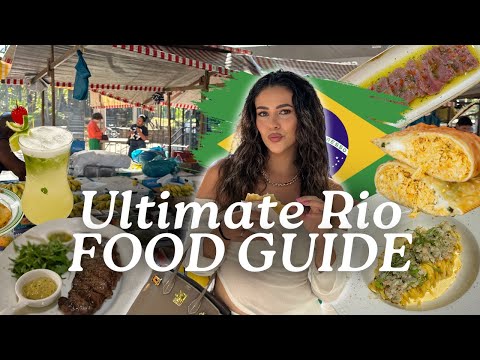 RIO FOOD TOUR! Street Food, Restaurants and Bars to visit in Rio De Janeiro, Brazil 🇧🇷