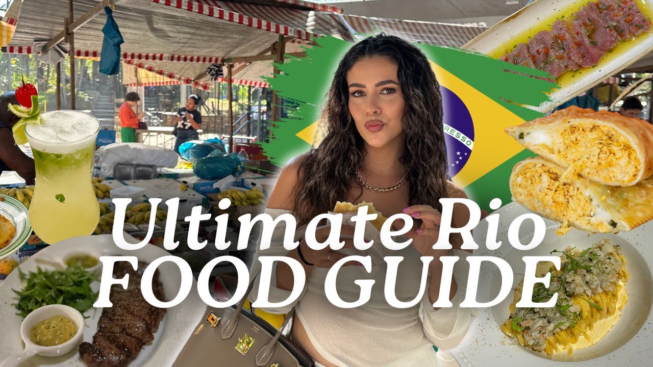 RIO FOOD TOUR! Street Food, Restaurants and Bars to visit in Rio De Janeiro, Brazil 🇧🇷
