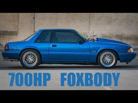 700HP Supercharged Foxbody Mustang