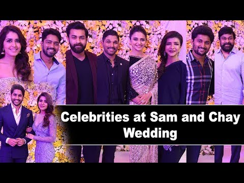 Tollywood Celebrities at Naga Chaitanya And Samantha Wedding Reception