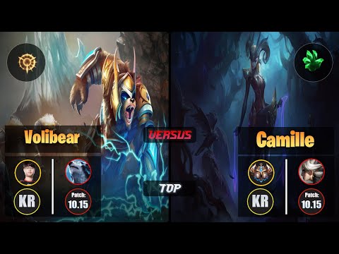 Sword VOLIBEAR (Top) [Press the Attack] VS CAMILLE - Challenger KR Patch 10.15
