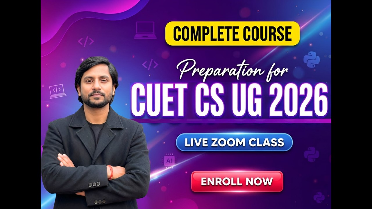 CUET CS 2026 Batch STARTED 🚀 Full Syllabus + Live Classes | Limited Seats