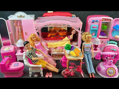 20 Minutes Satisfying with Unboxing Barbie Dream House Collection Review Toys | ASMR