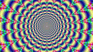 Video kaarten met optische Illusies, optical illusions hypnose