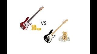 Video thumbnail for Cheap Bass Vs. Expensive Bass (Gear4music LA Bass Vs. Fender P-Bass MN) Sound Test by Jakub Holos