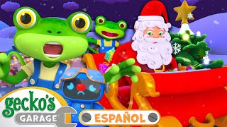 El rescate navideño de Gecko 🎅 | 🐸 Garaje de Gecko | Carros para niños | Vídeos educativos