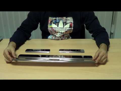 Накладки на пороги Renault Duste с 2011 по наст. время