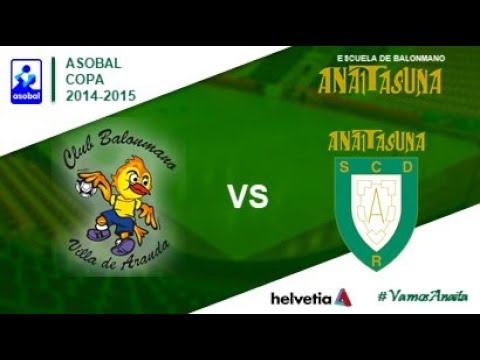 ASOBAL - COPA - Villa de Aranda vs Helvetia Anaitasuna (2014-2015)