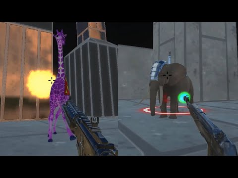 💥 SUPERMAN giraffe VS FPS Player | Epic ARBS battle | Animal Revolt Battle Simulator