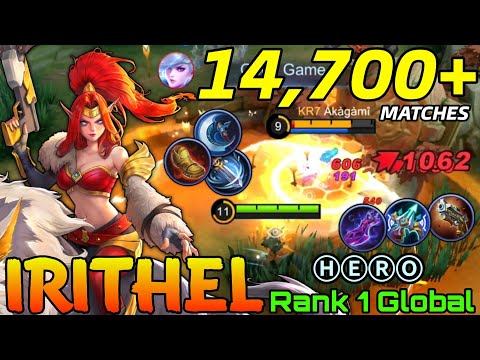 Irithel Insane 14,700+ Matches! - Top 1 Global Irithel by ⒽⒺⓇⓄ - Mobile Legends