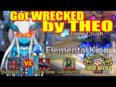 THEOMARS Defenses prove why he is KING in Top Tier G3 Siege Battle vs Lazy Time and Lazy Junior! XD