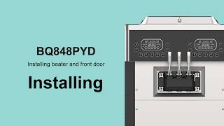 JINGLING BQ848PYD Assembly Guide: Beater Seal and Front Door Installation