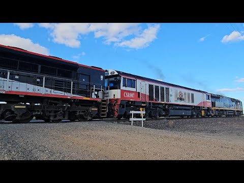 1PM9 SCT up "Dark Ghost" (CF4431 CSR007 SCT014), Forrestfield - Laverton, 1835, 19/11/25, Murtoa VIC