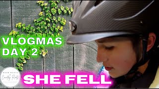 UNEXPECTED DISASTER AT HORSEBACK RIDING LESSONS! | VLOGMAS 2022 (Day 2)