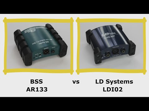 DI-Box Special - der Vergleich: BSS AR133 vs LD-Systems LDI02 - August 2023