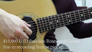 Video thumbnail for Sunrise Pickup sound in Cheap and Expensive guitar by Steven Law
