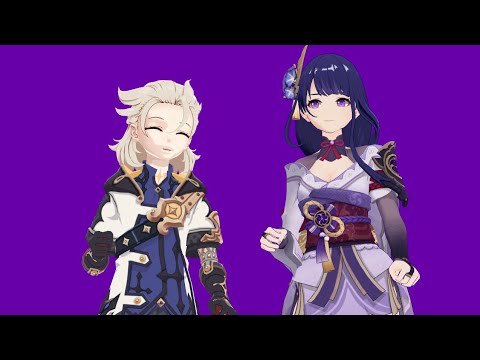 Stay Dance - Tiktok (Raiden Shogun & Albedo) • Genshin Impact Animation