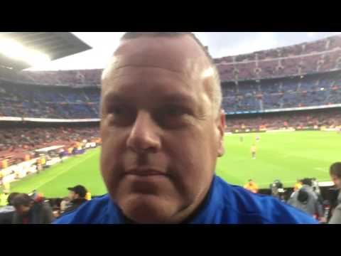 John Halsema (Asv Dronten) bij FC Barcelona - Levante