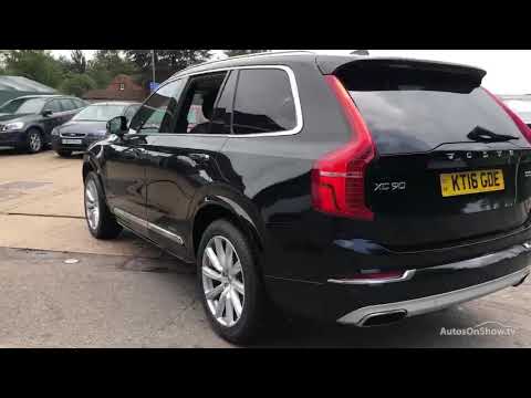 KT16GDE VOLVO XC90 D5 POWERPULSE INSCRIPTION AWD BLACK 2016, Cambria Doves Gatwick