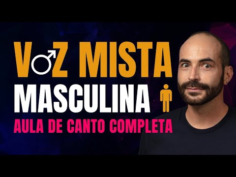AGUDOS JÁ: Voz Mista MASCULINA (Aula de canto Completa) | Voz em Construção