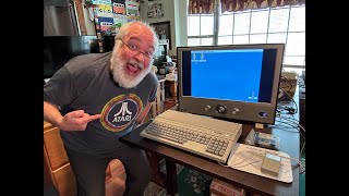 Atari Falcon - 1st Use Like I Am In 1993 - but now 2023 - 16bit 32bit Vintage Computer - Tramiel