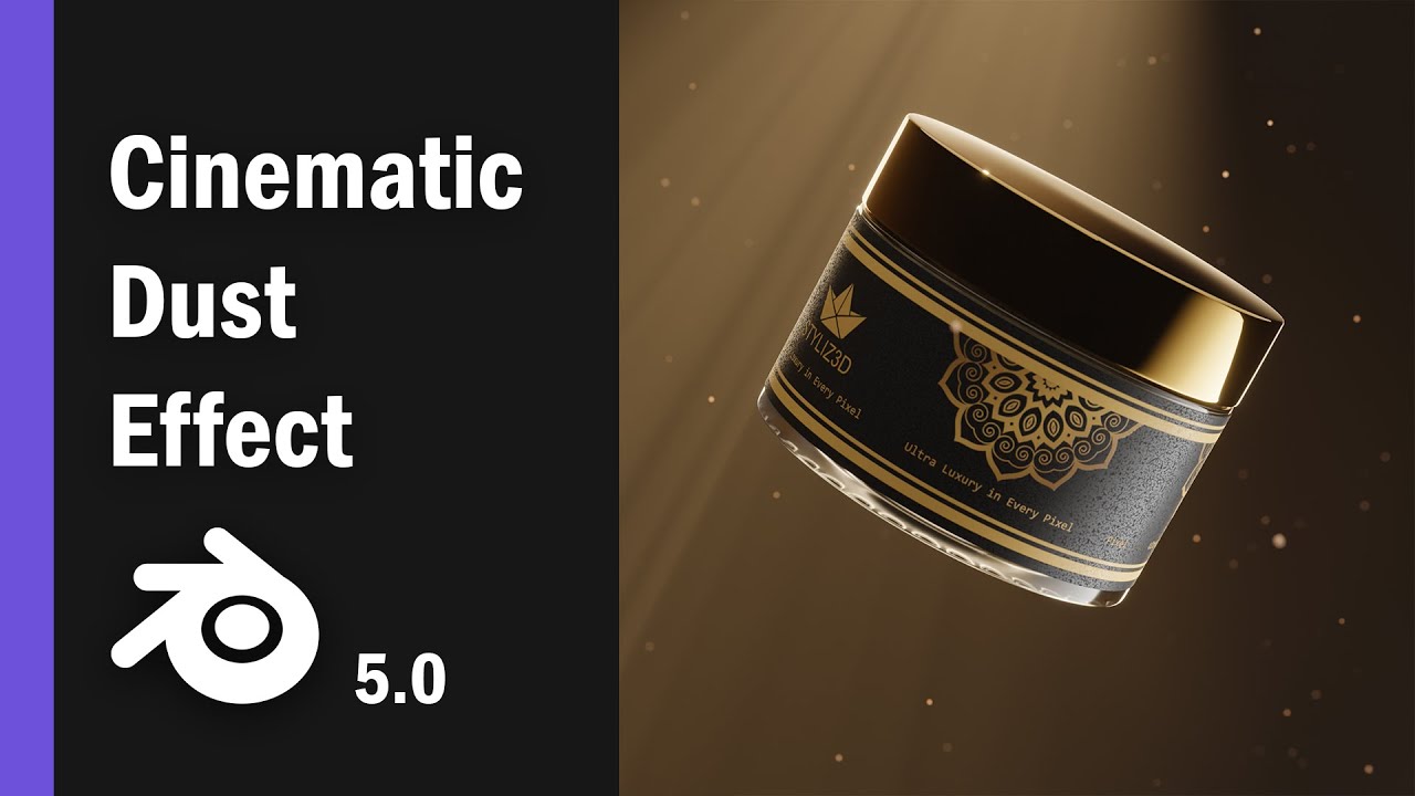 Realistic Moving Cinematic Dust Particles in Blender 5.0 | Geometry Nodes #tutorial