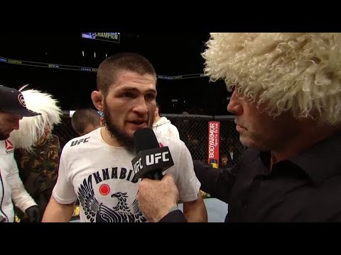UFC 223: Khabib Nurmagomedov Octagon Interview