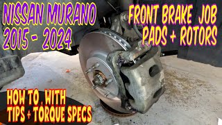 How to Replace Front Brake Pads & Rotors | 2015-2024 Nissan Murano