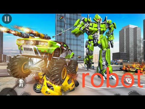 Android games-army bus robot transform wars gameplay |rampage robot game 2020,