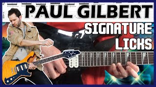 Paul Gilbert Signature Guitar Licks - Tabs, Legato & Alternate Picking