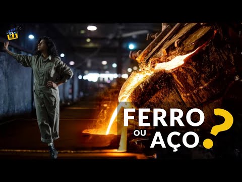 Produção do ferro / COMO SE FAZ - qual a diferênsa entre ferro e aço? Ferro gusa