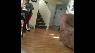 Ya Boy Rashad showing off his moves