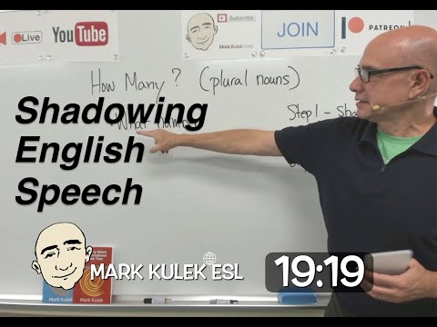 How Many? (what number?) - shadowing English speech | Learn English - Mark Kulek ESL