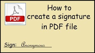 How to electronically sign a PDF document on Windows 10