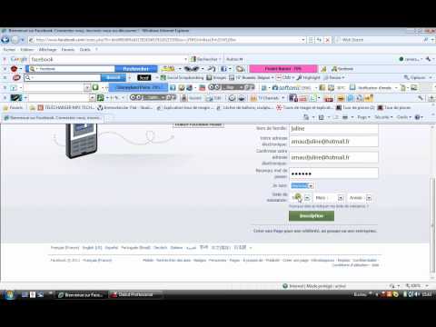 comment s'inscrire sur facebook